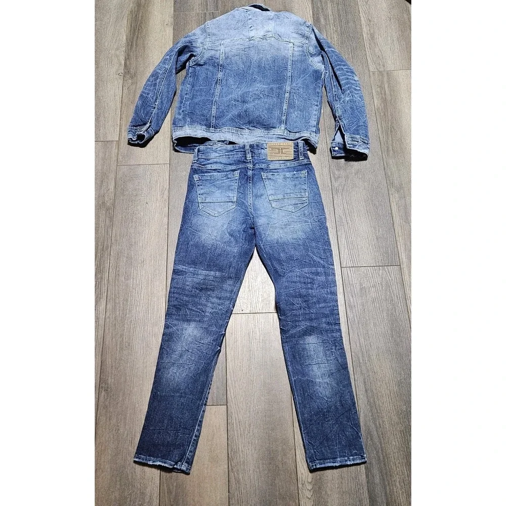Jordan Craig‎ Legacy Edition Boys Denim Set Jacket Jeans 10 Streetwear 2 Piece